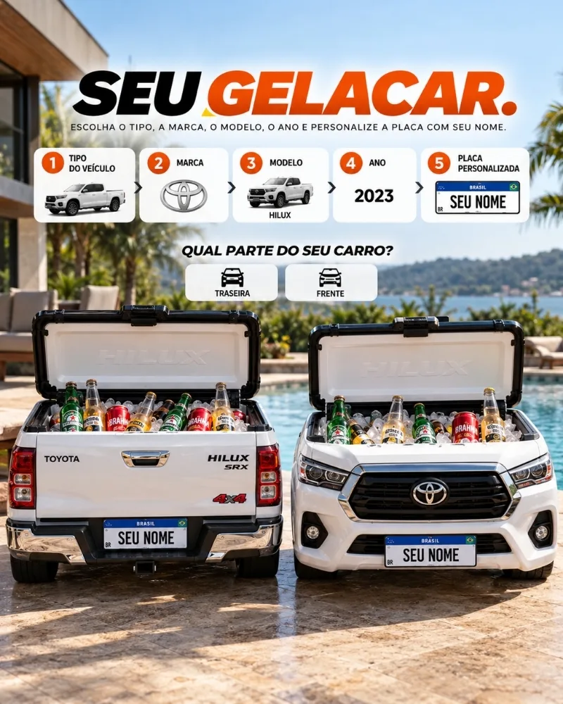 GelaCar – Cooler dos Apaixonados por Carros & Churrasco